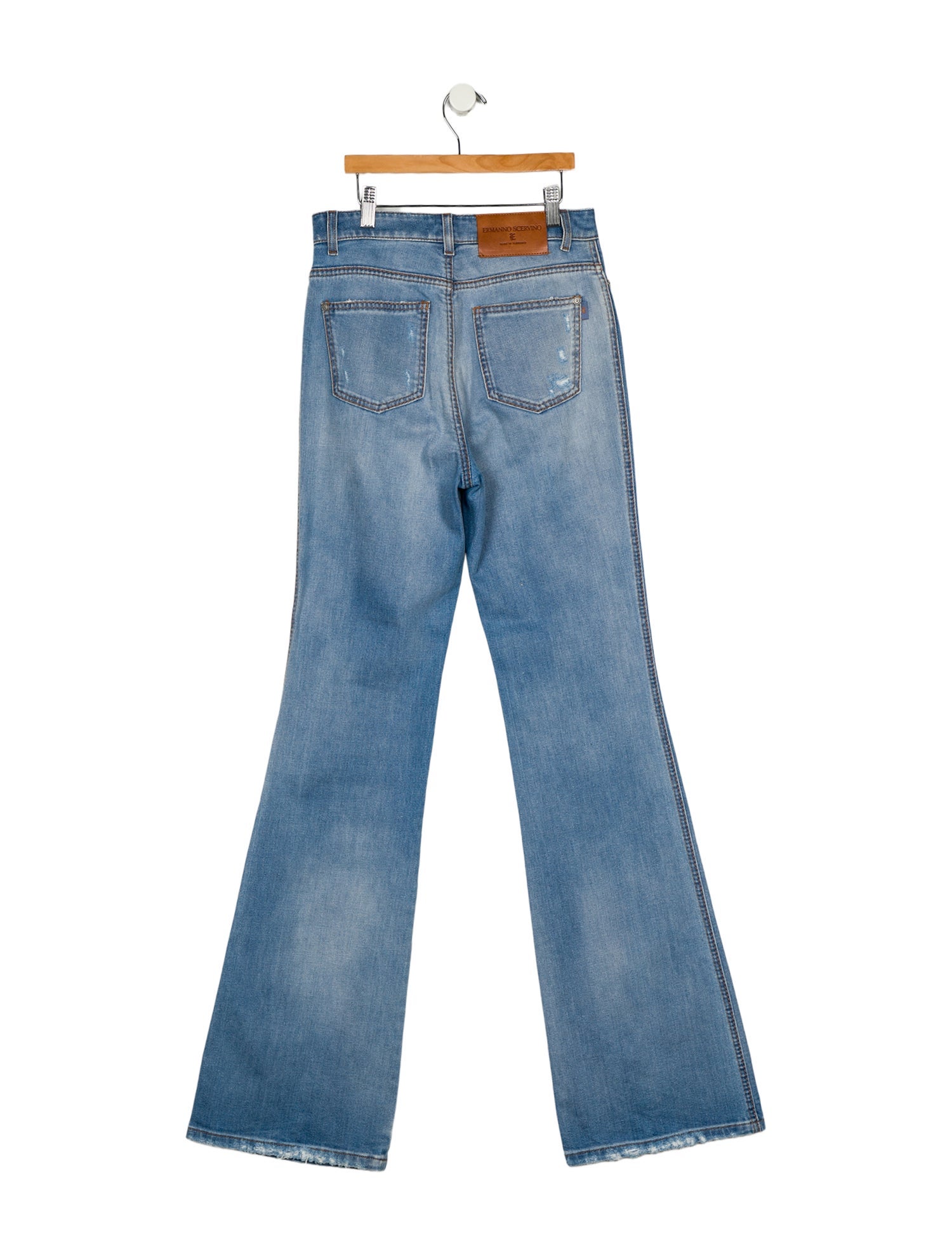 Ermanno Scervino High-Rise Wide Leg Jeans