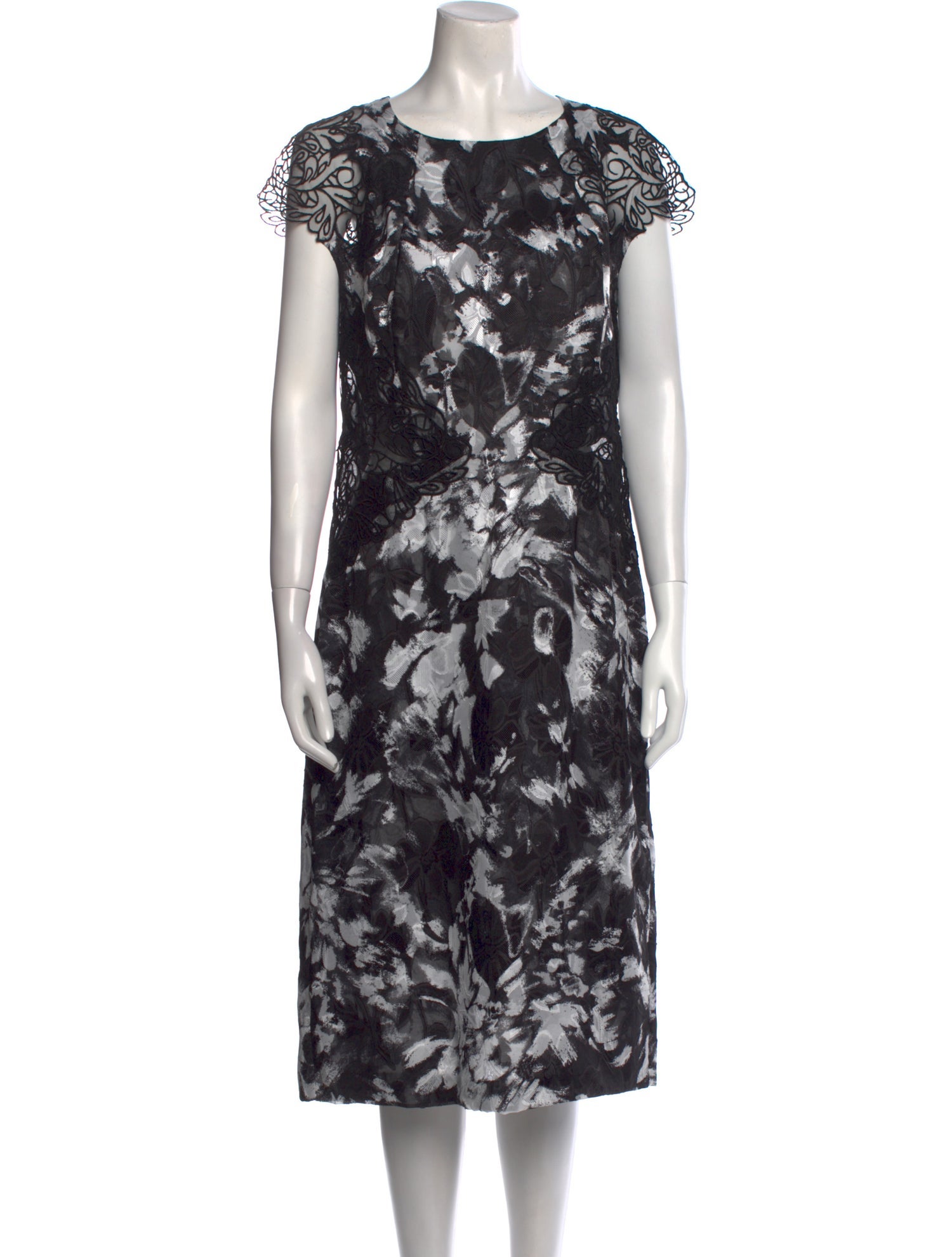 Ermanno Scervino Printed Midi Length Dress