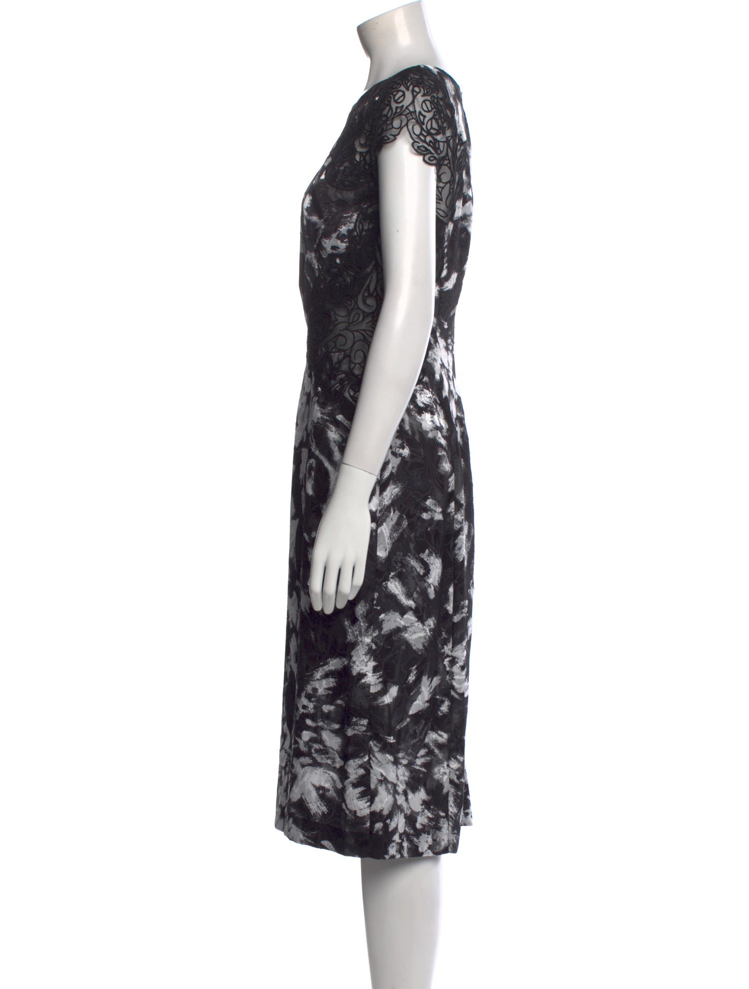 Ermanno Scervino Printed Midi Length Dress