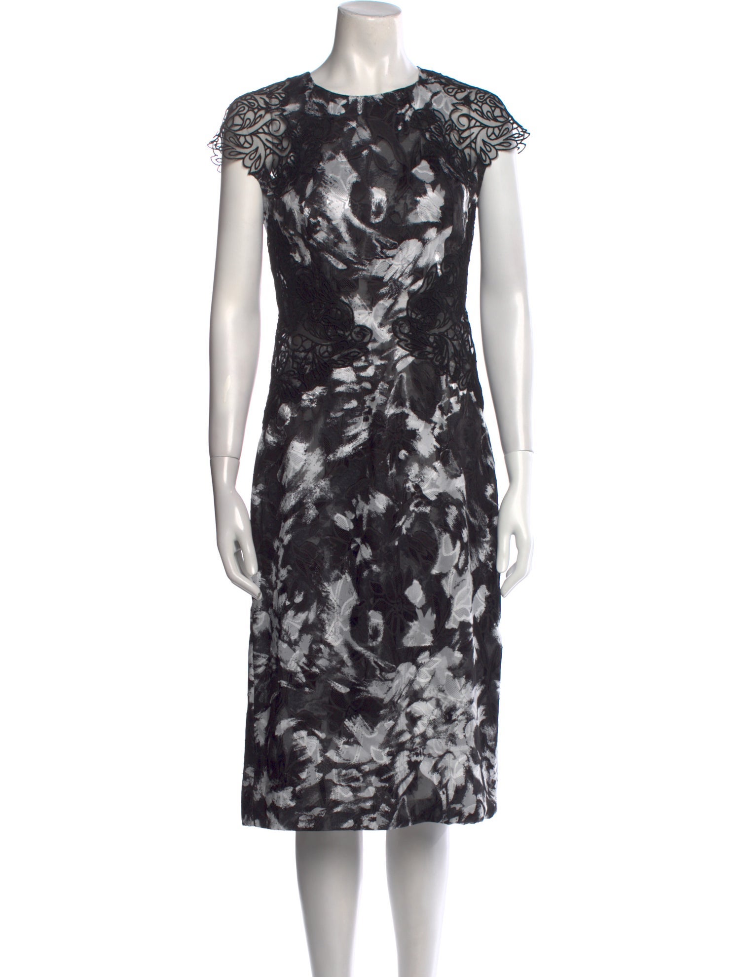 Ermanno Scervino Printed Midi Length Dress