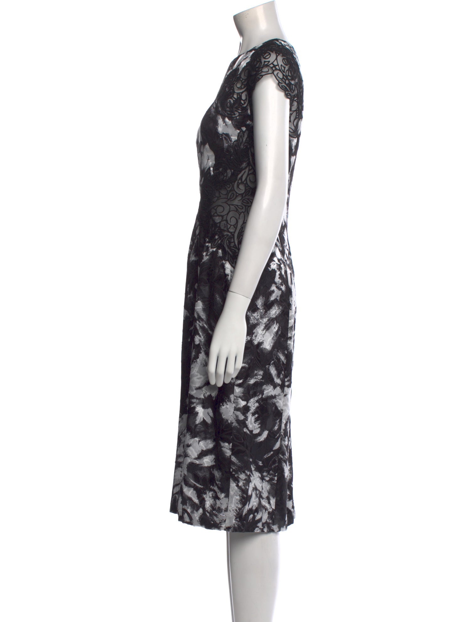 Ermanno Scervino Printed Midi Length Dress