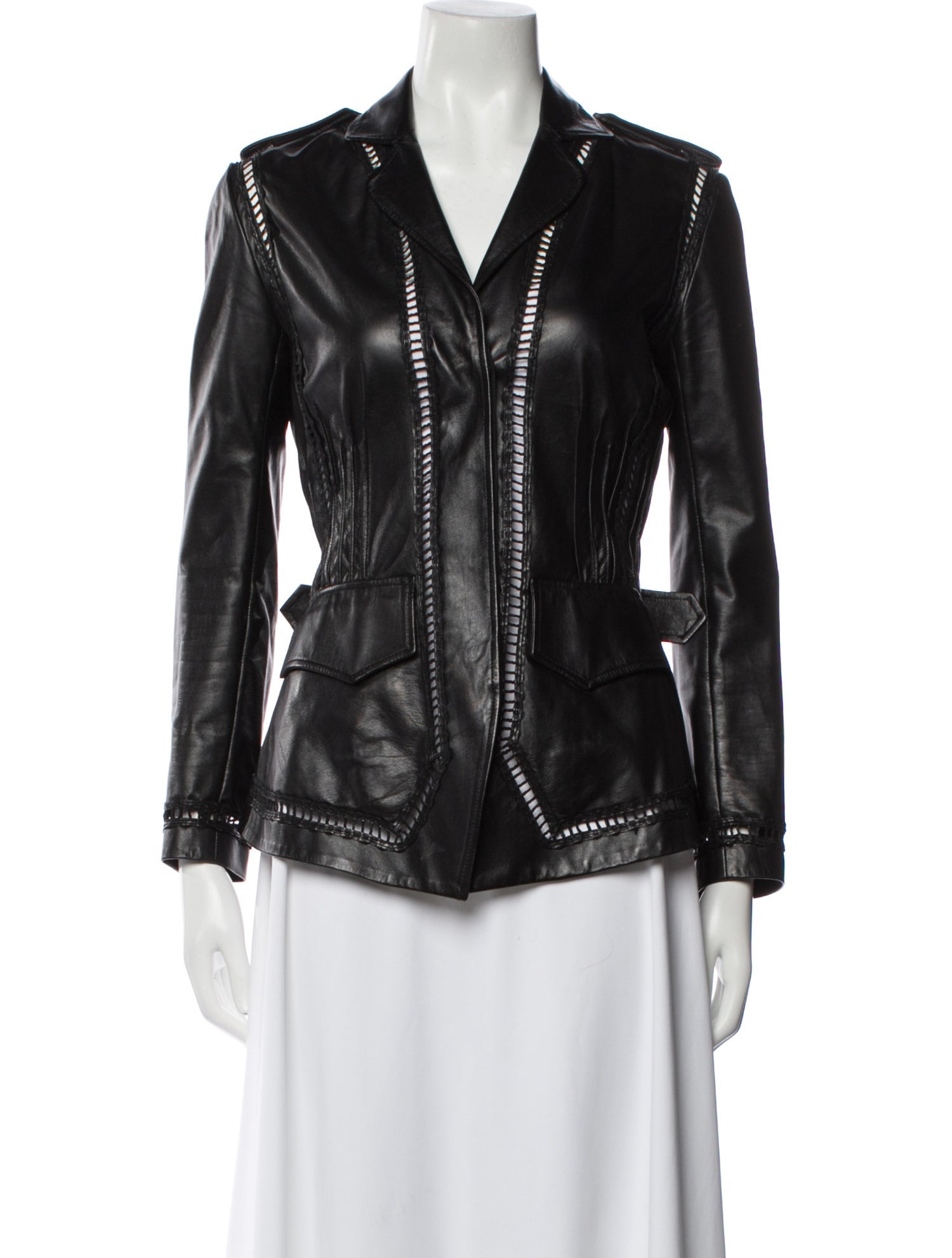 ジャケット・アウター 00s KATHARINE HAMNETT leather jacket Vintage