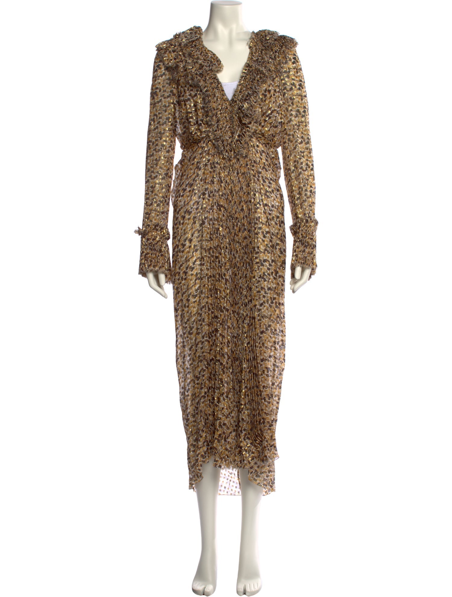 Ermanno Scervino Silk Long Dress