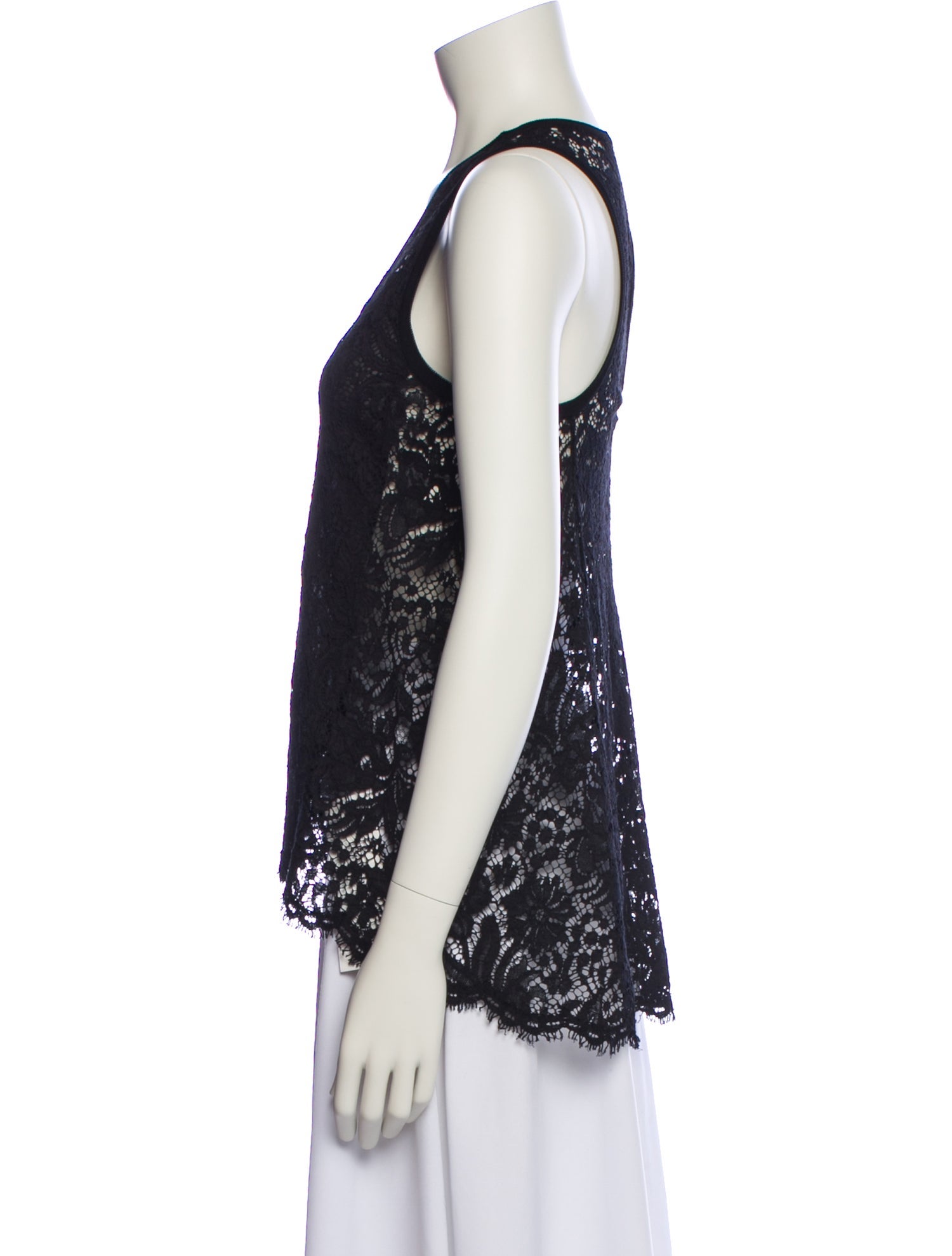 Ermanno Scervino Scoop Neck Sleeveless Top