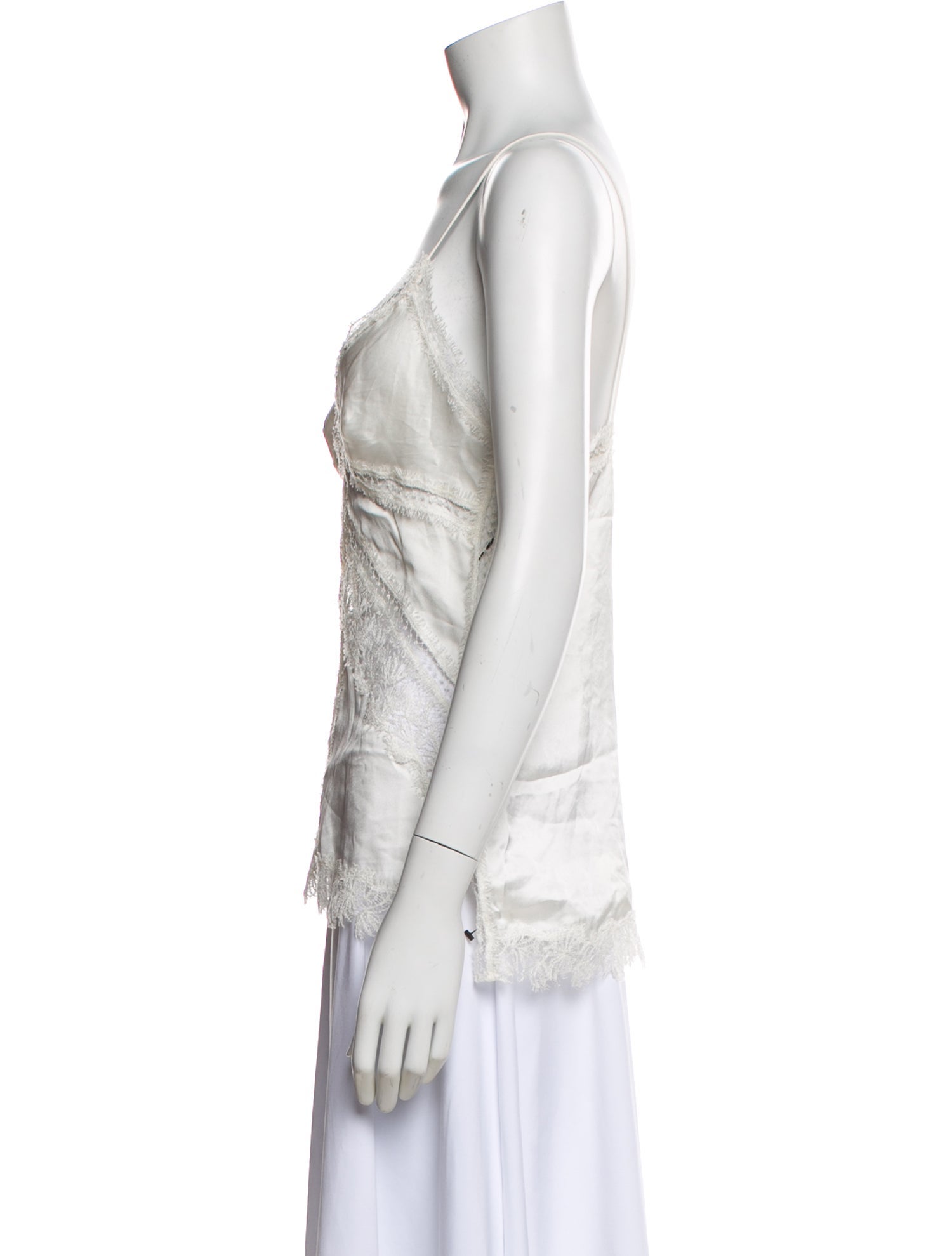 For Love & Lemons Square Neckline Sleeveless Bodysuit - Black Tops