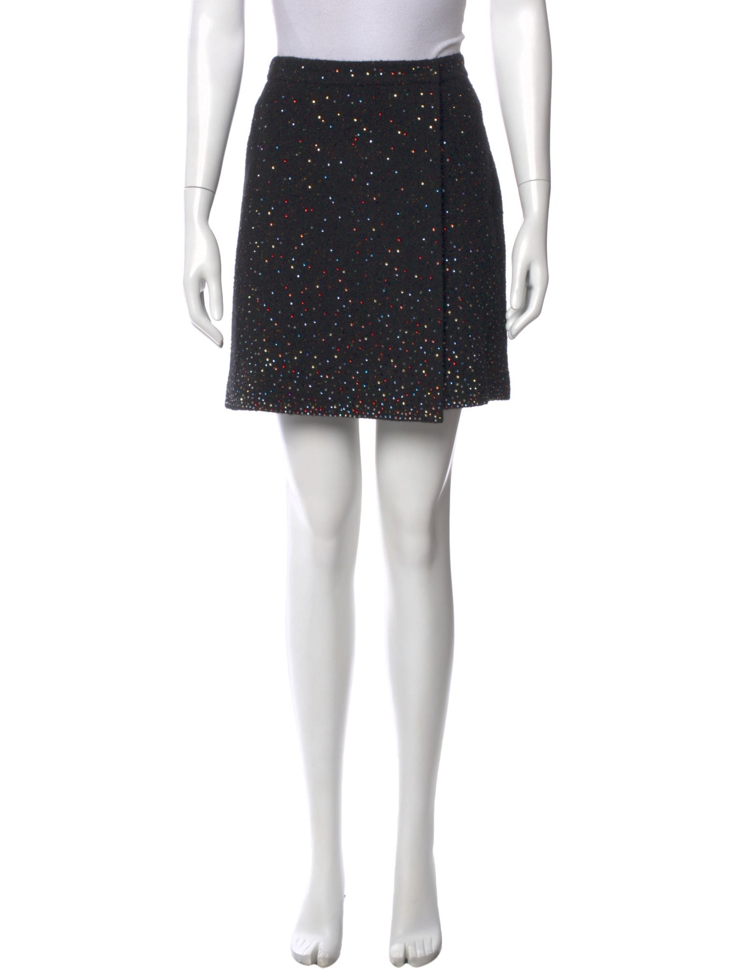 Studded Accents Mini Skirt