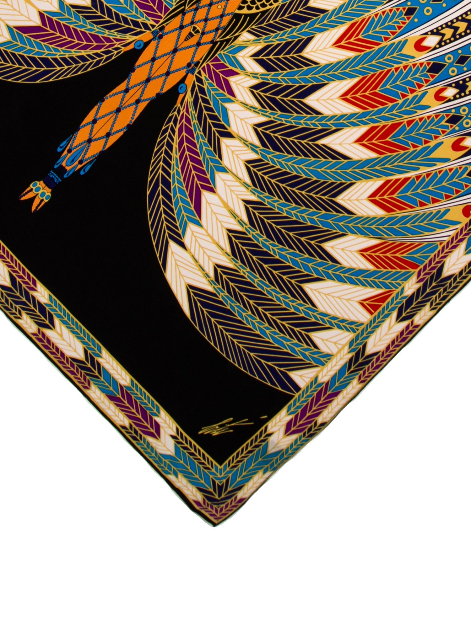 Erté Silk Printed Scarf