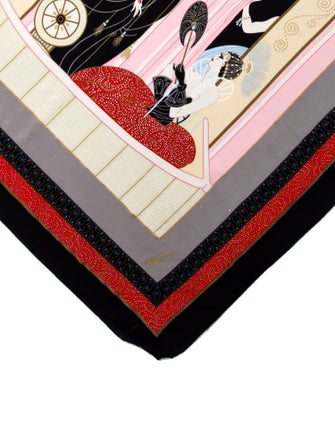 Erté Silk Printed Scarf