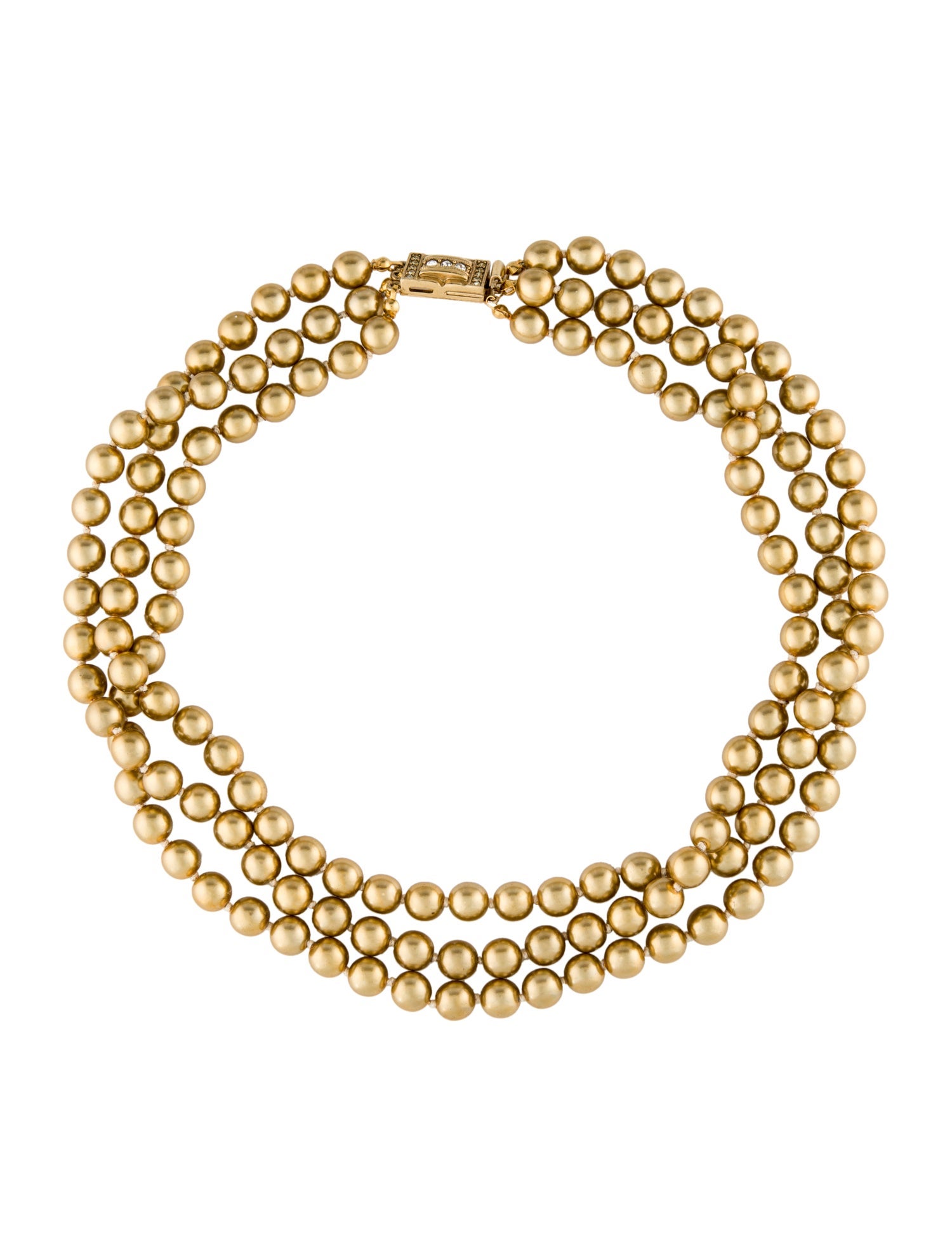 Erwin Pearl Multi Strand Bead Necklace