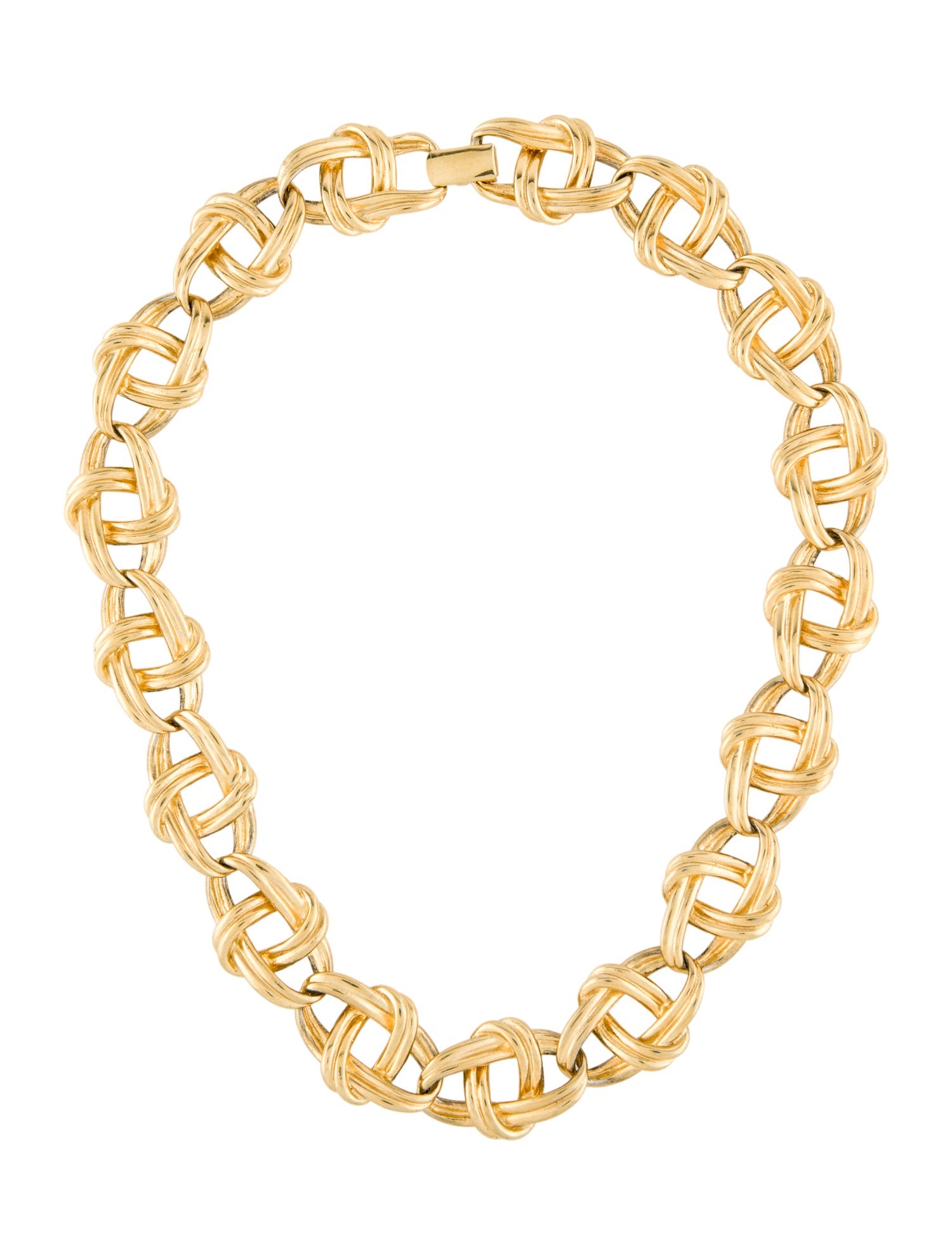 Erwin Pearl Chain Link Collar Necklace