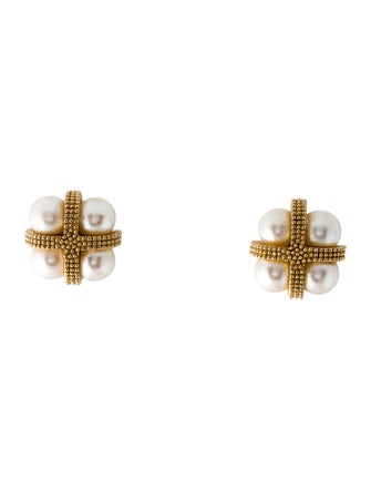 Erwin Pearl Faux Pearl Clip-On Earrings