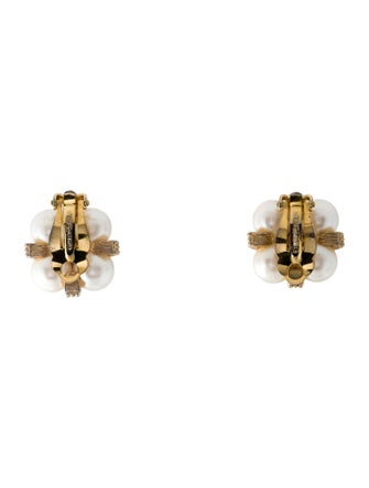 Erwin Pearl Faux Pearl Clip-On Earrings