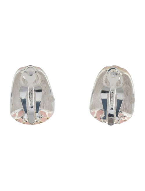 Erwin Pearl Enamel Clip-On Earrings