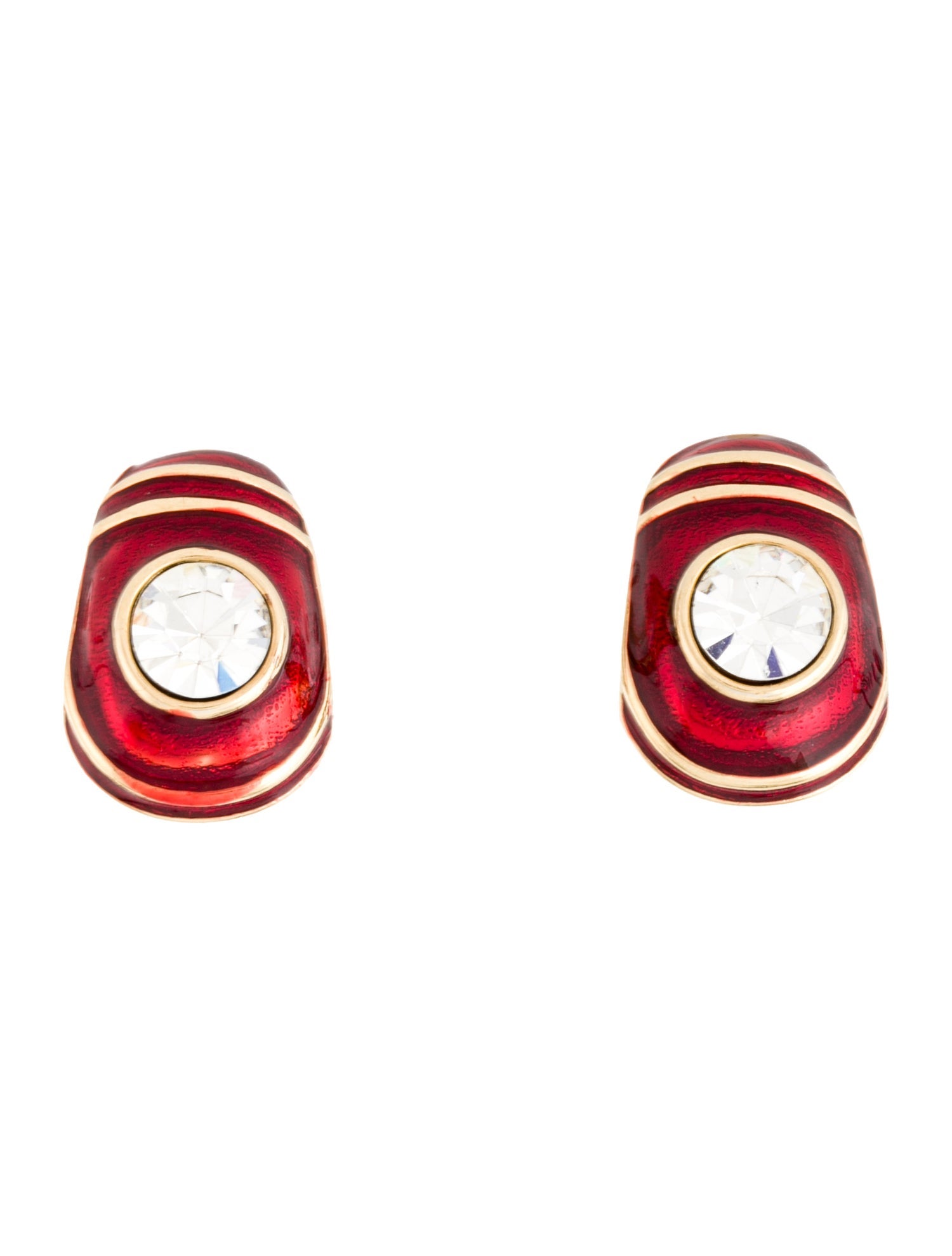 Erwin Pearl Crystal & Resin Clip-On Earrings