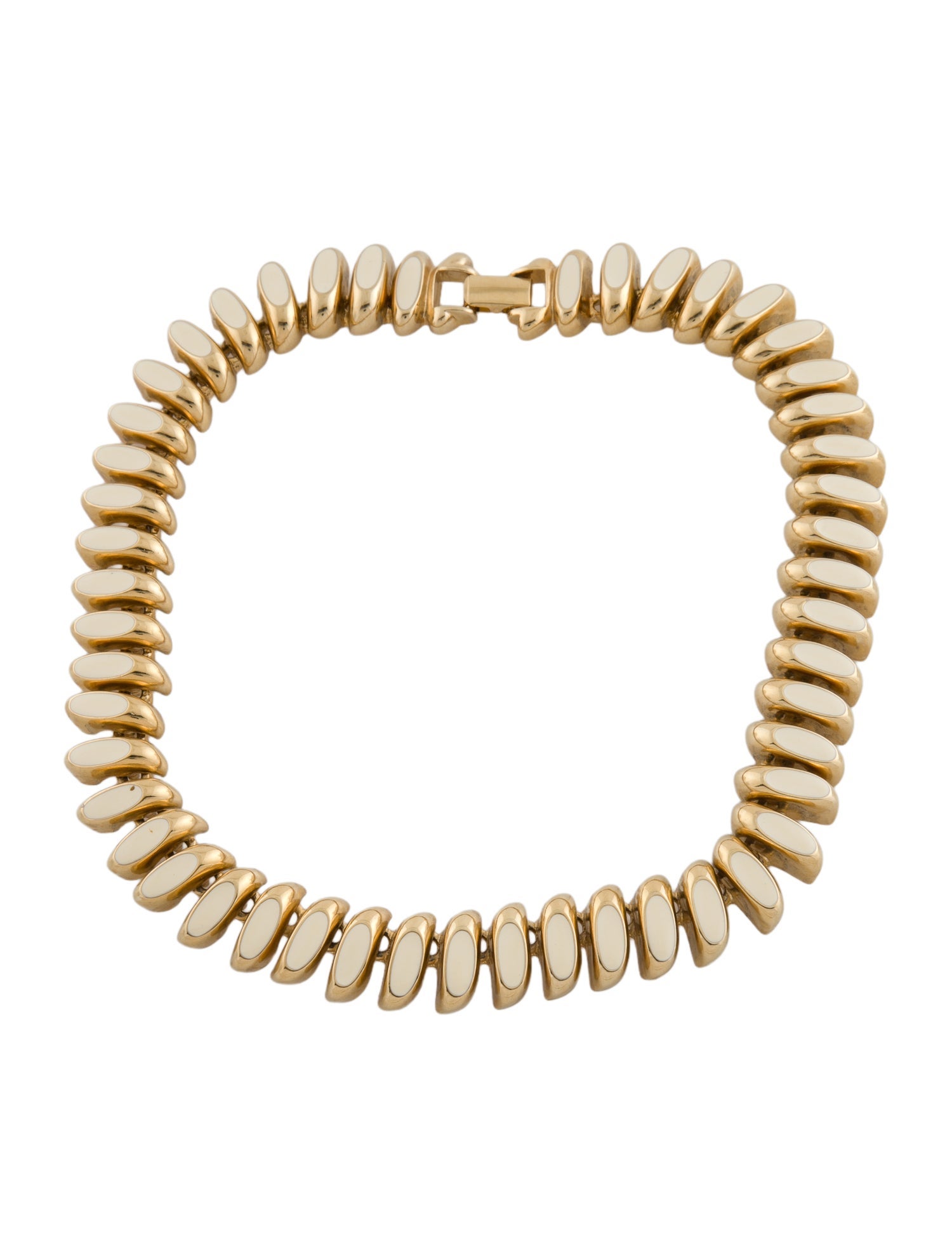 Erwin Pearl Enamel Choker Necklace