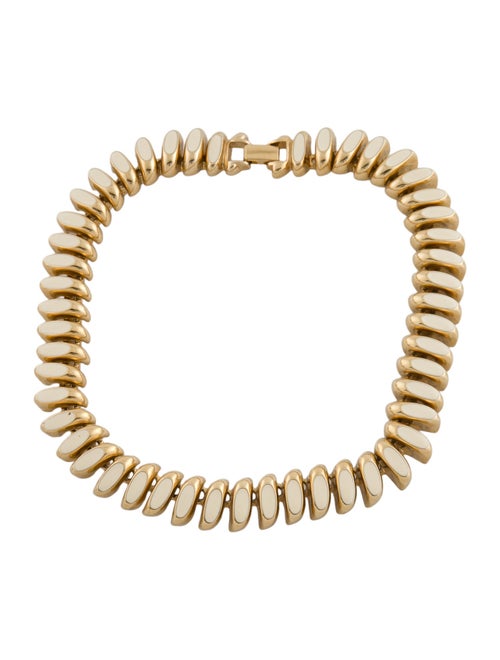 Erwin Pearl Enamel Choker Necklace