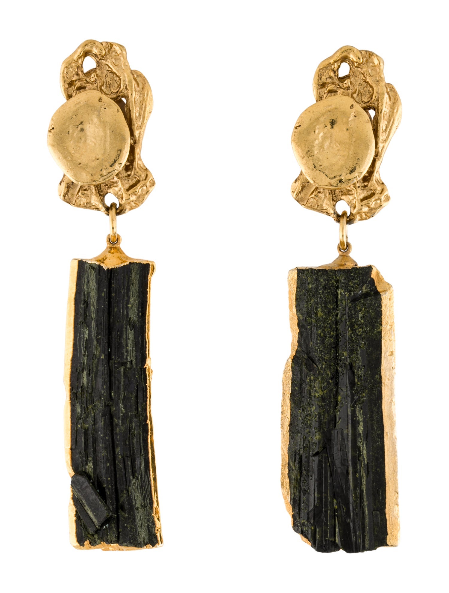 Erwin Pearl Stone Drop Clip-On Earrings