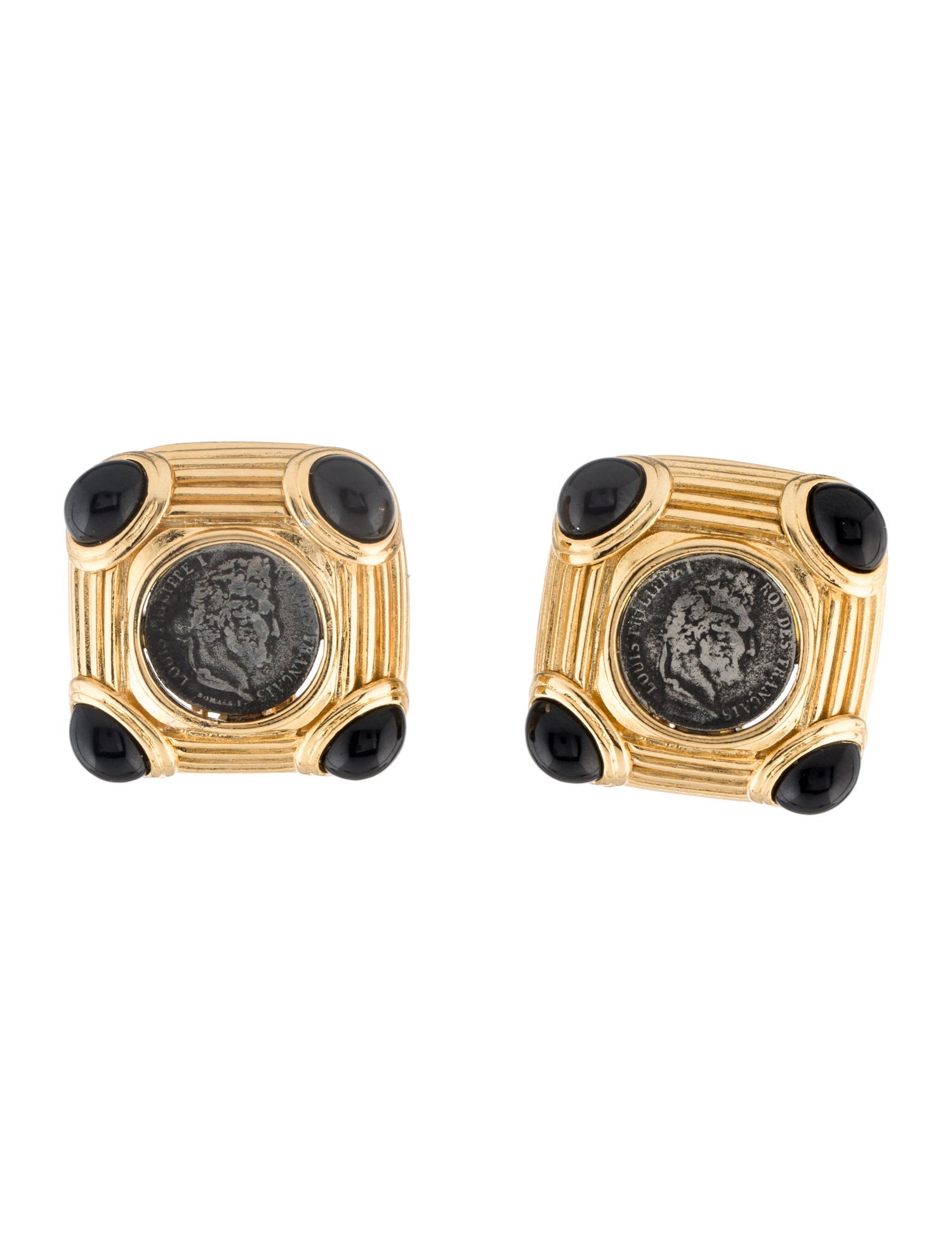 Erwin Pearl Coin Clip-On Earrings