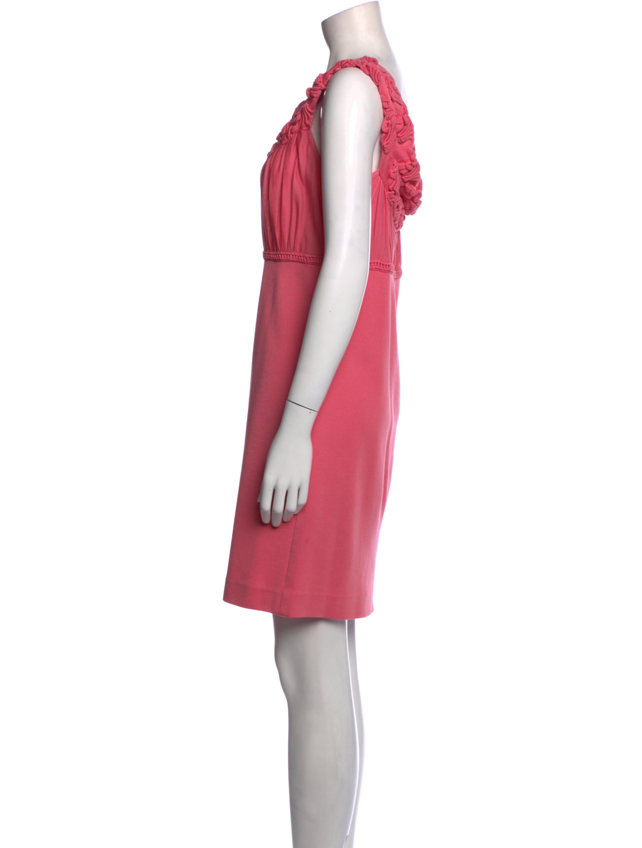 Escada Fiona Mini Dress Cool Grey