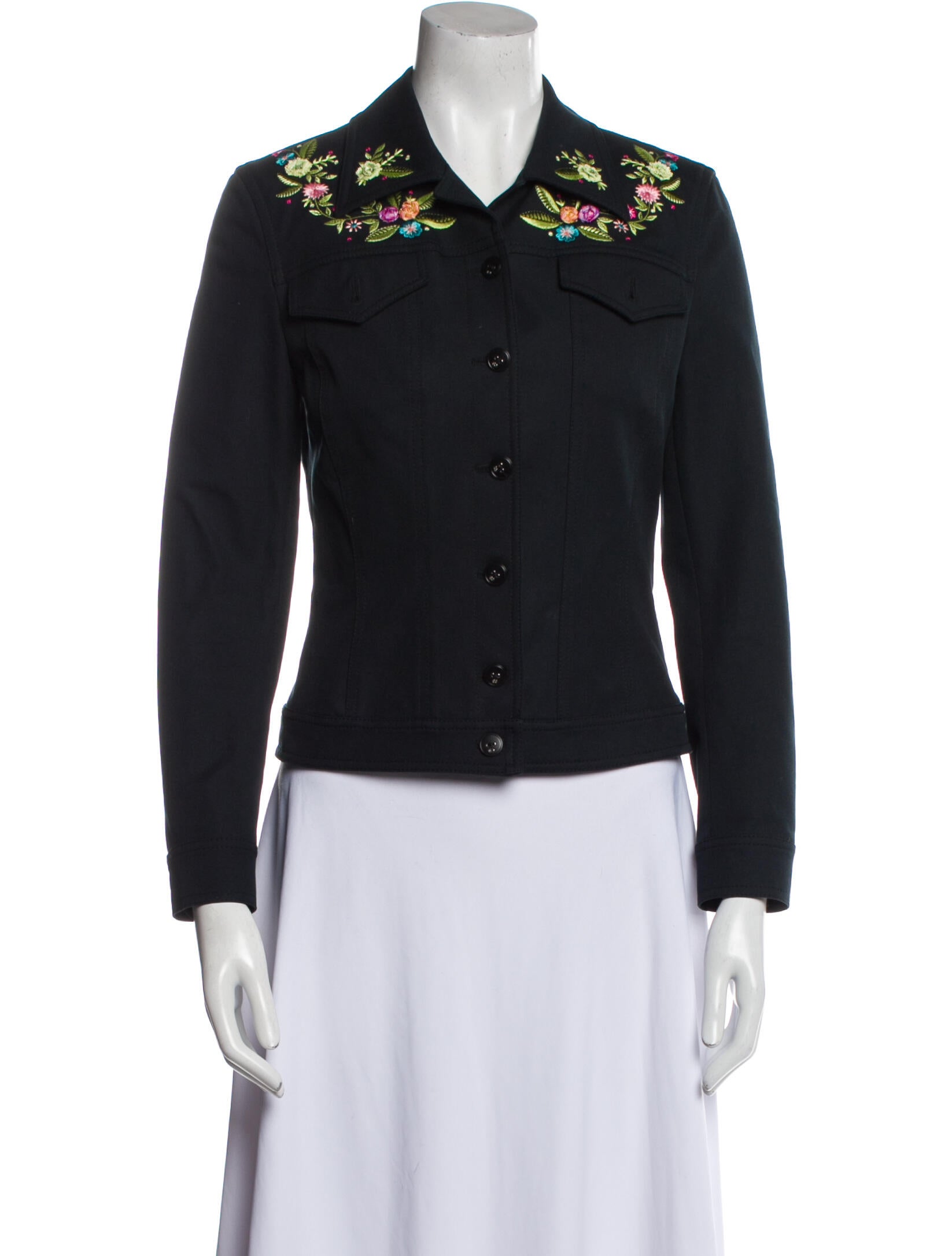 Escada Denim Jacket Blue Jackets, Clothing ESC104934 The RealReal