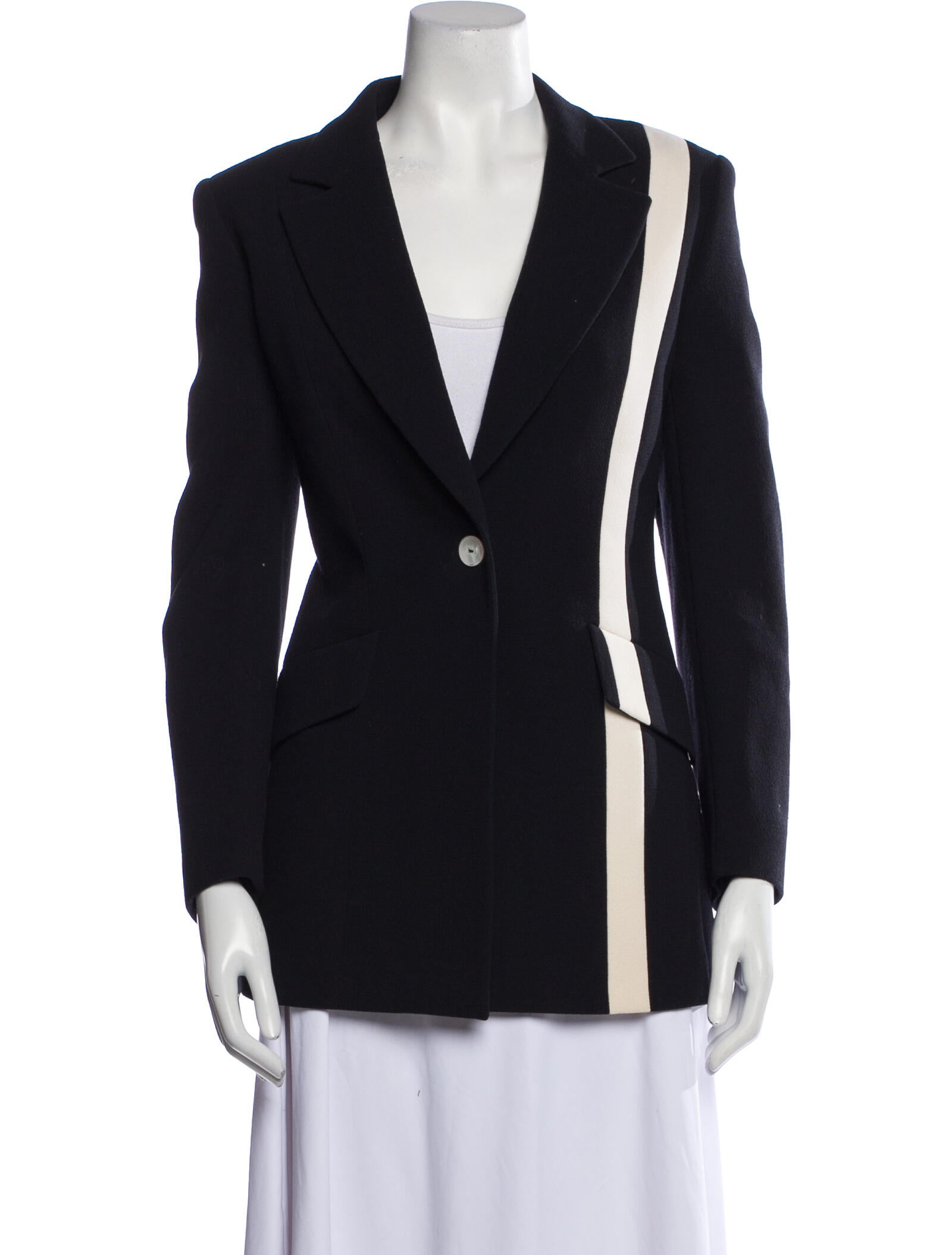 Escada Blazer Blue Jackets, Clothing ESC115042 The RealReal