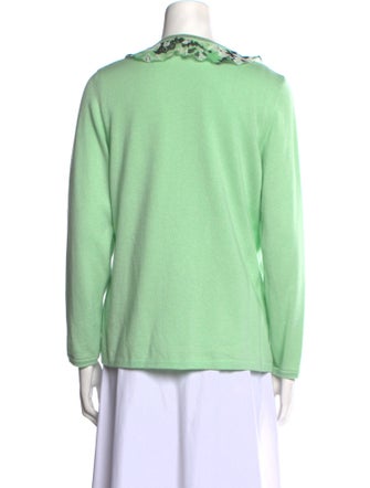 Escada Silk Scoop Neck Sweater
