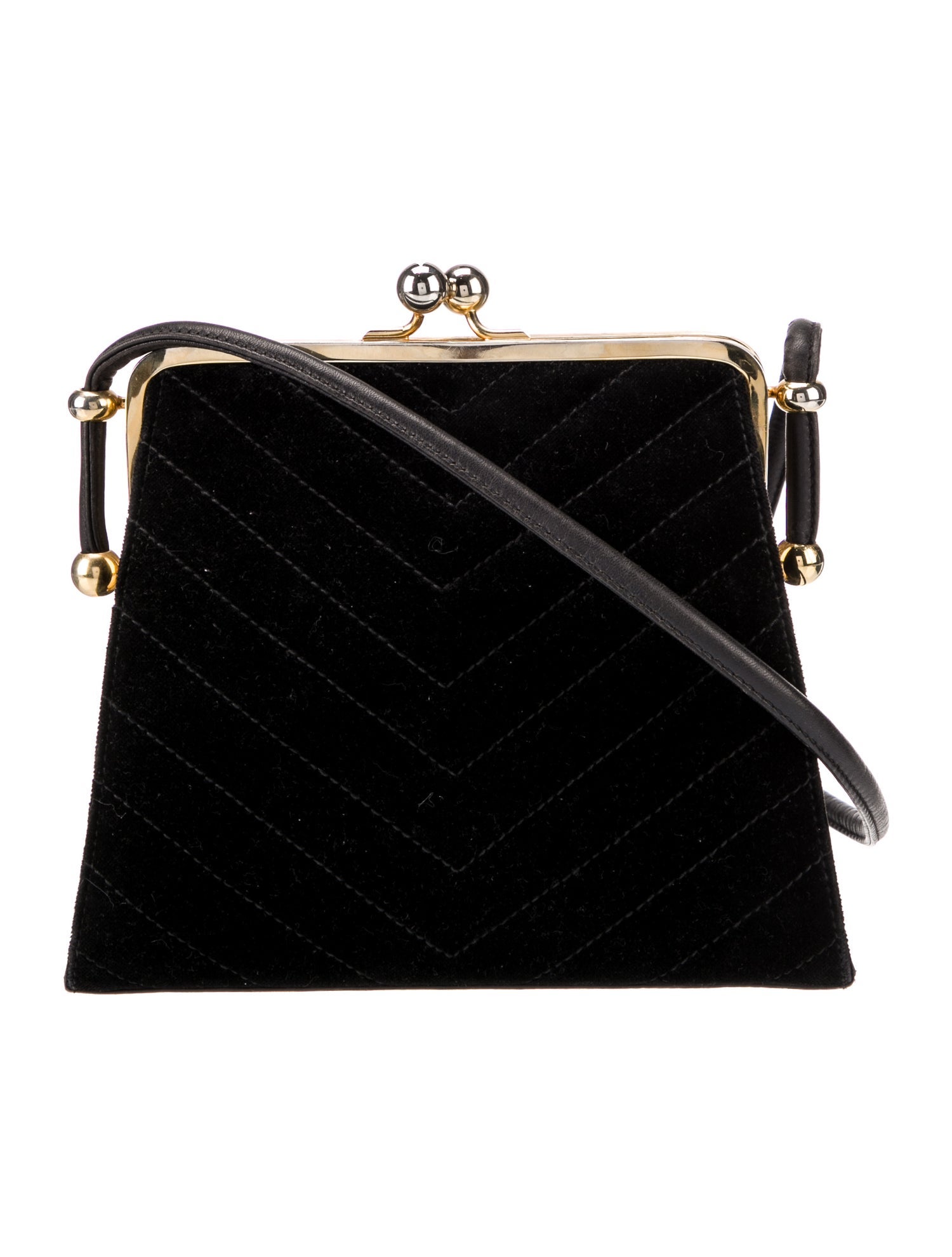 Escada Velvet Crossbody Bag Black Crossbody Bags, Handbags