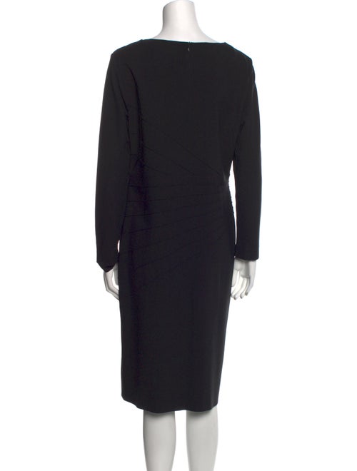 Escada V-Neck Midi Length Dress