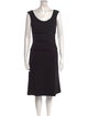 Escada Scoop Neck Midi Length Dress
