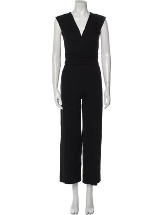 Escada V-Neck Jumpsuit
