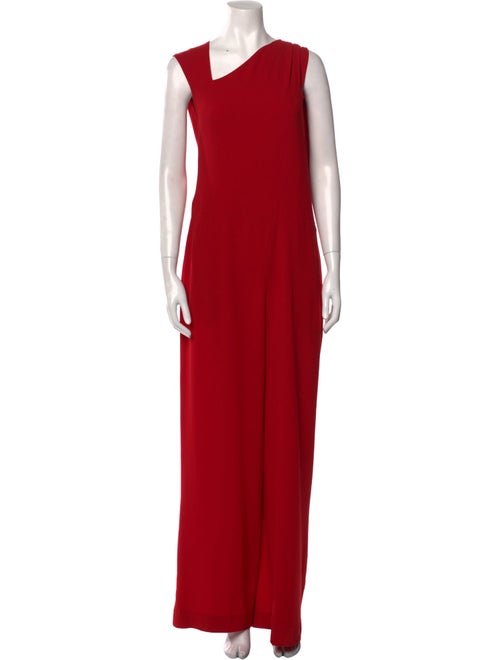Escada Asymmetrical Neckline Jumpsuit