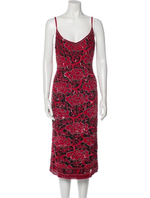 Escada Silk Midi Length Dress