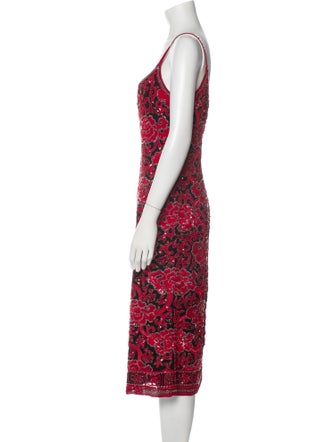 Escada Silk Midi Length Dress