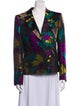 Escada Floral Print Blazer