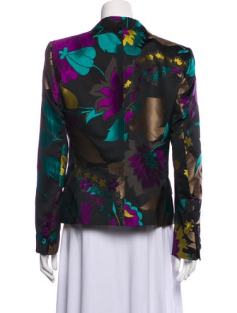 Escada Floral Print Blazer