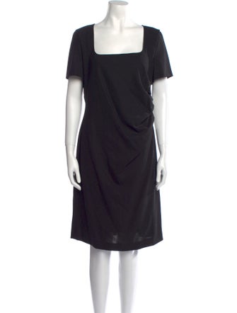 Escada Virgin Wool Knee-Length Dress