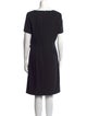 Escada Virgin Wool Knee-Length Dress