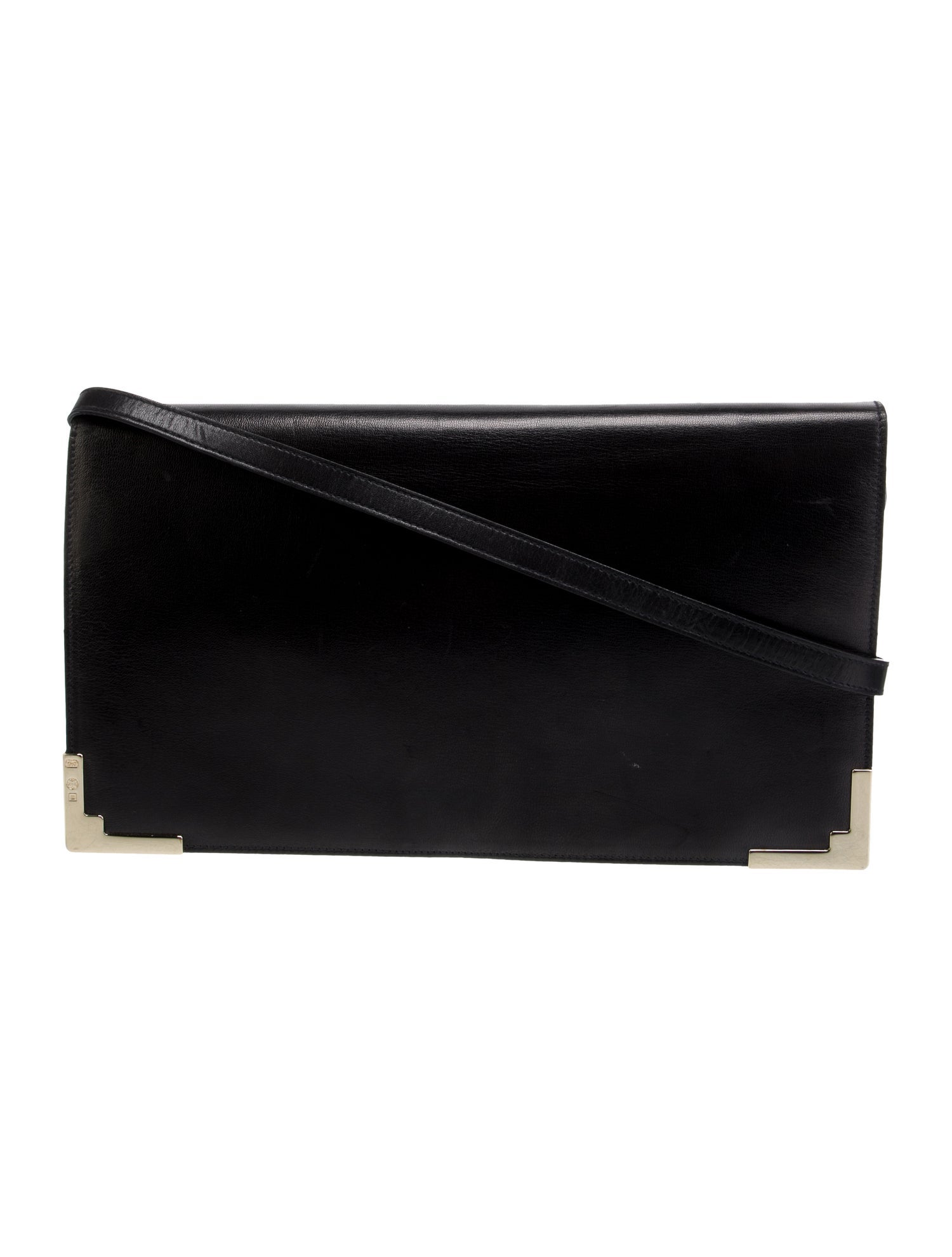 Escada Leather Shoulder Bag Black Shoulder Bags Handbags ESC132952 The RealReal