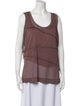 Escada Scoop Neck Sleeveless Top