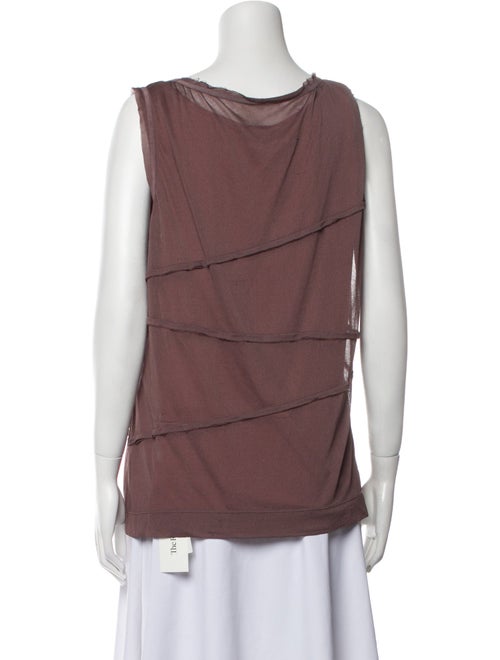 Escada Scoop Neck Sleeveless Top