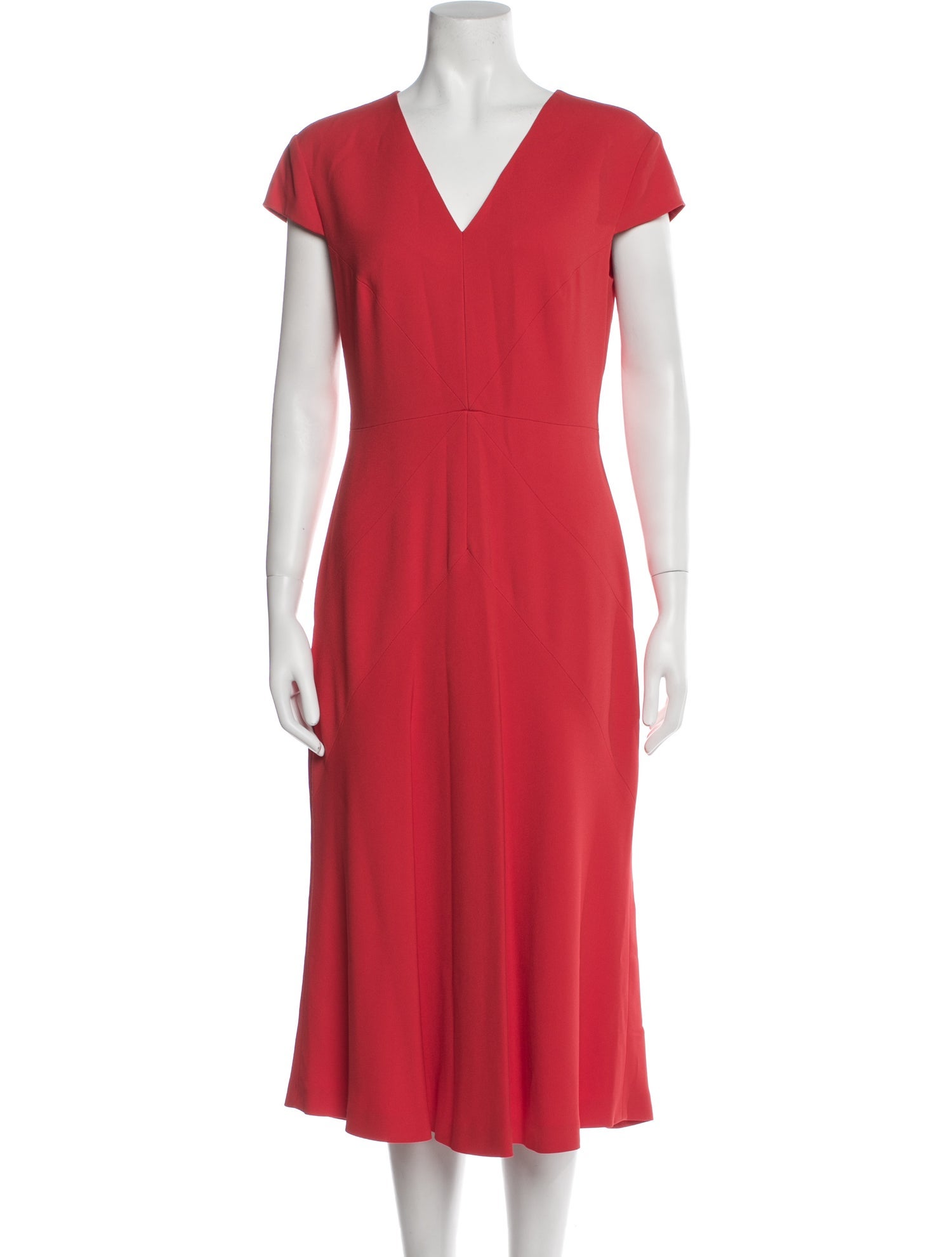 Escada V-Neck Long Dress