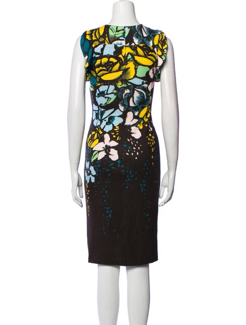 Escada Printed Knee-Length Dress