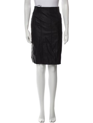 Escada Skirts Wool Knee-Length Skirt S
