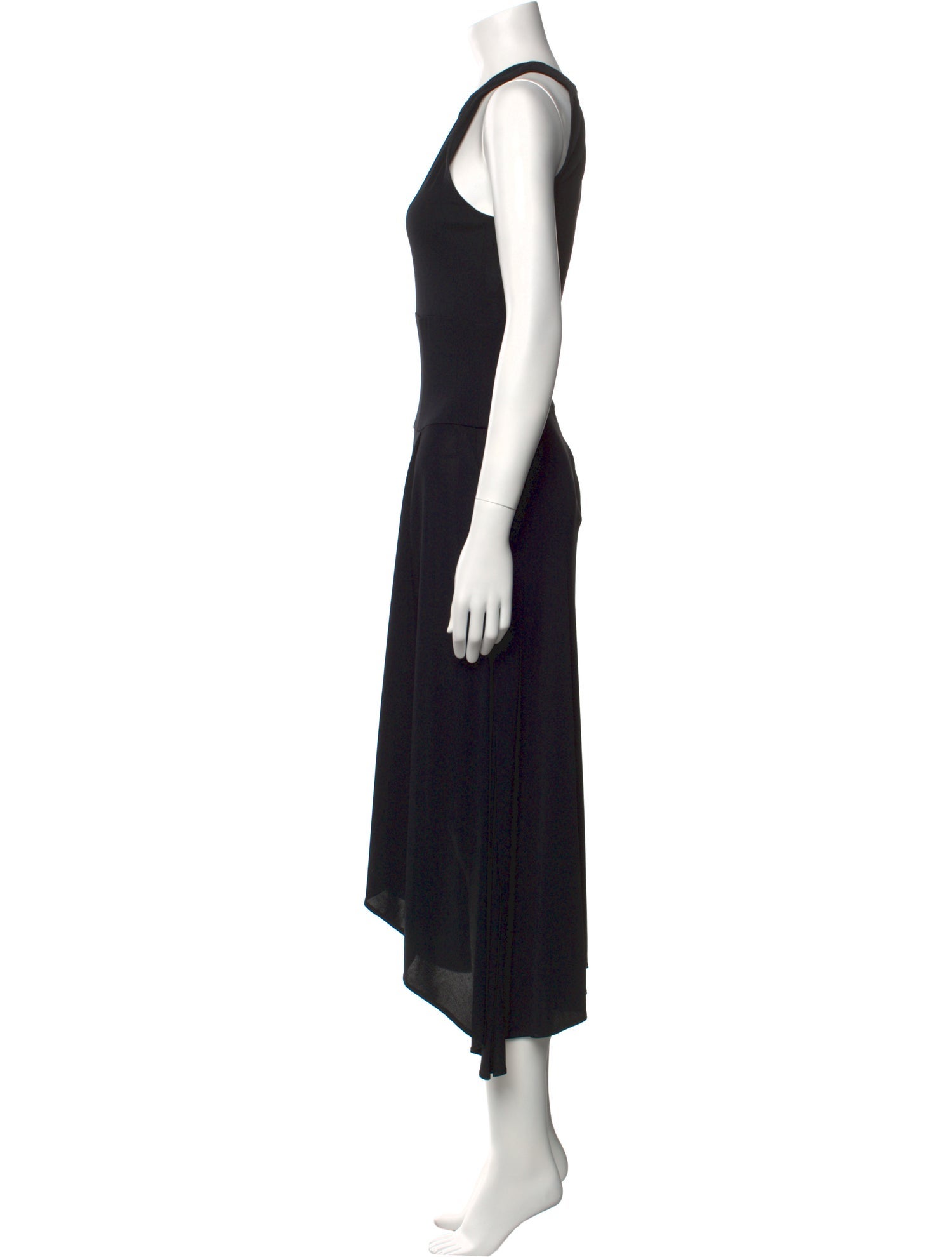 Escada Mock Neck Long Dress