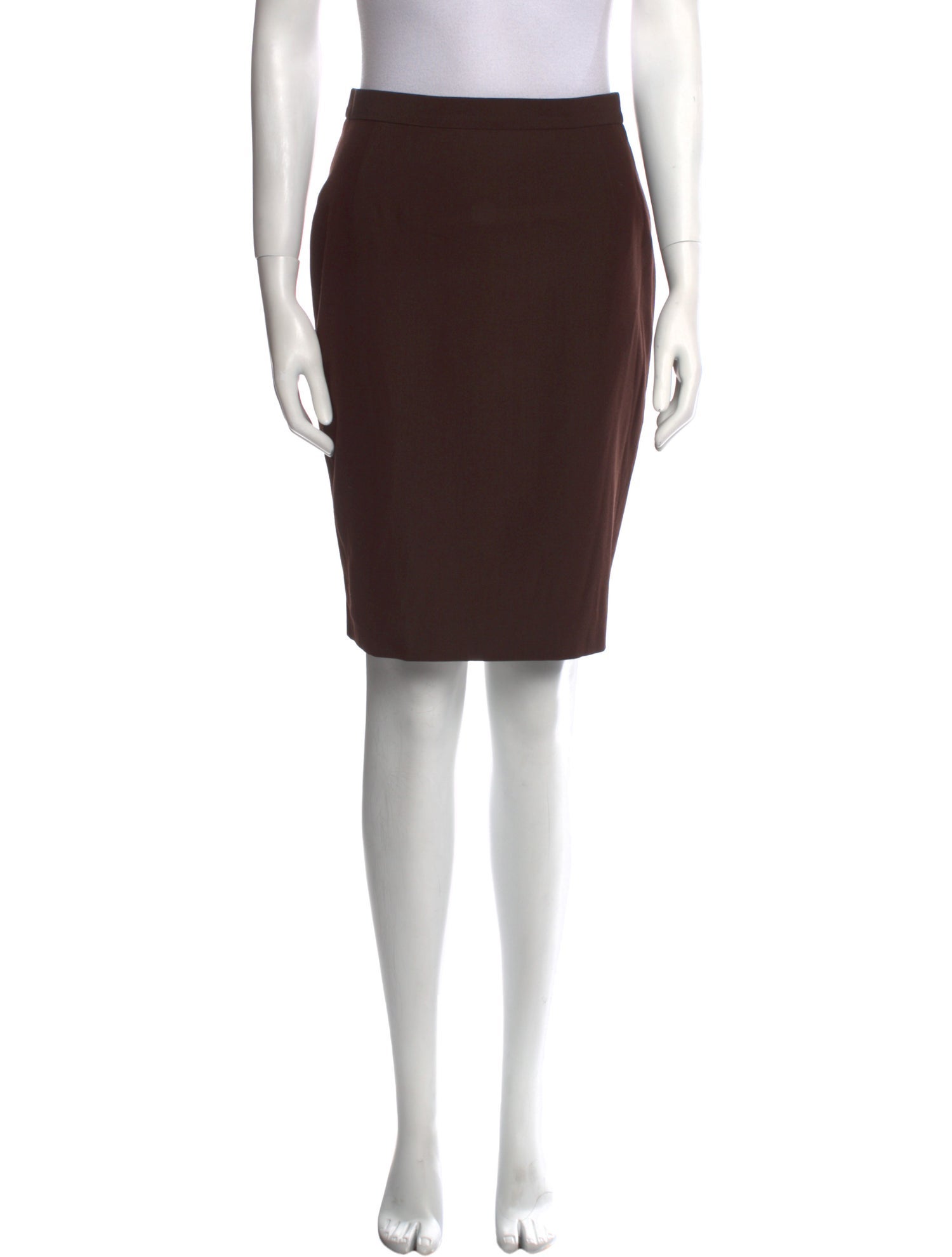 Escada Wool Knee-Length Skirt