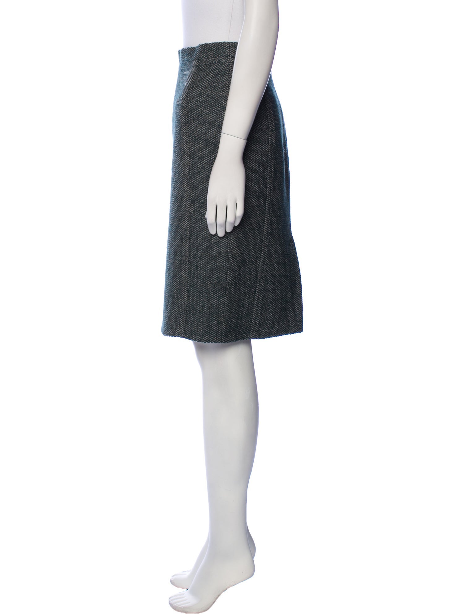 Escada Wool Knee-Length Skirt