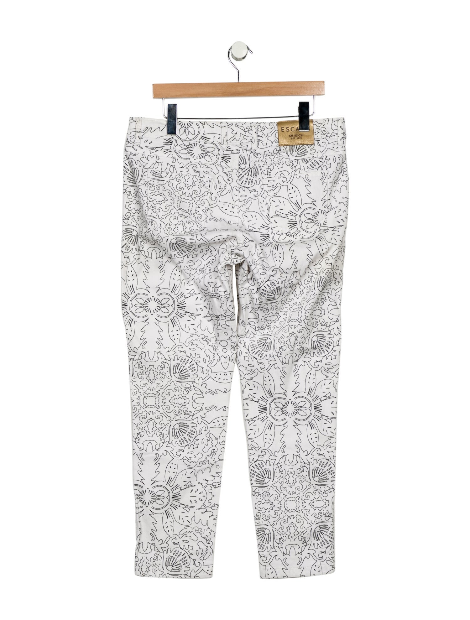 Escada Mid-Rise Straight Leg Jeans