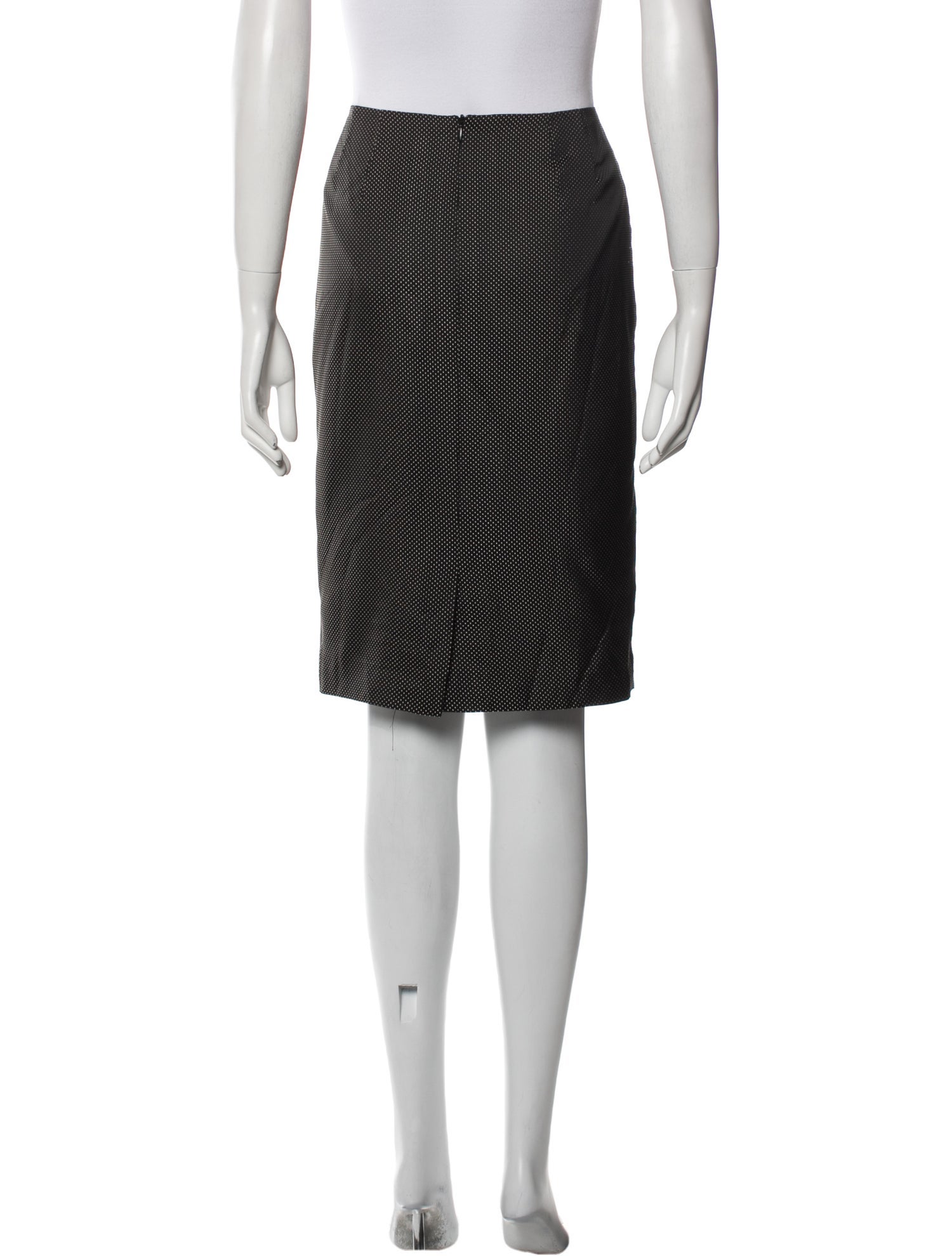 Escada Polka Dot Print Knee-Length Skirt