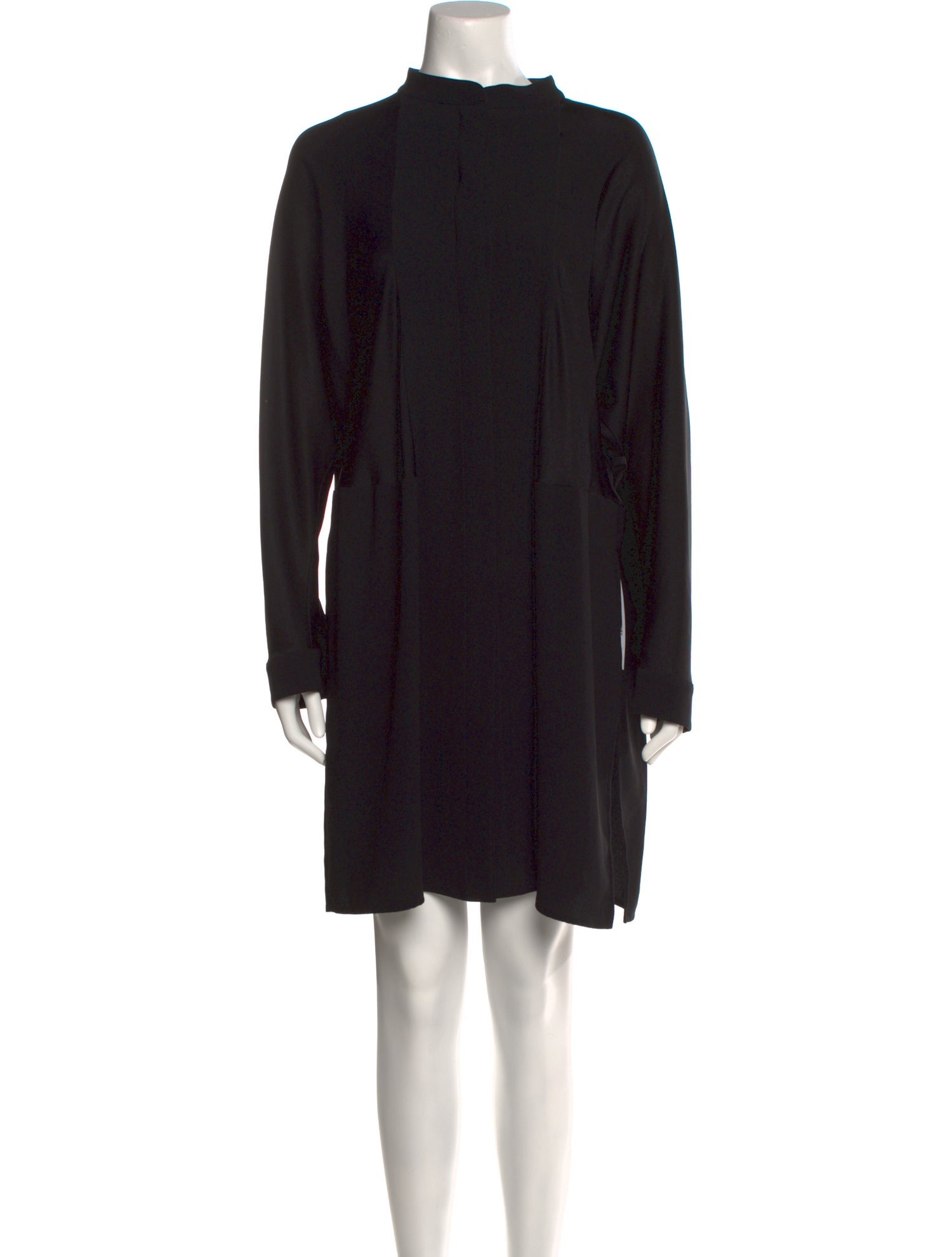 Escada Mock Neck Mini Dress