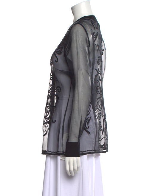 Escada Printed V-Neck Tunic